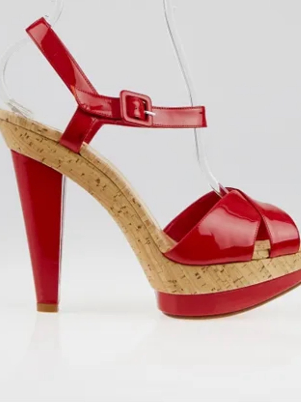 Brand new; never worn Christian Louboutin La Falaise Platform Sandal. Size 38.